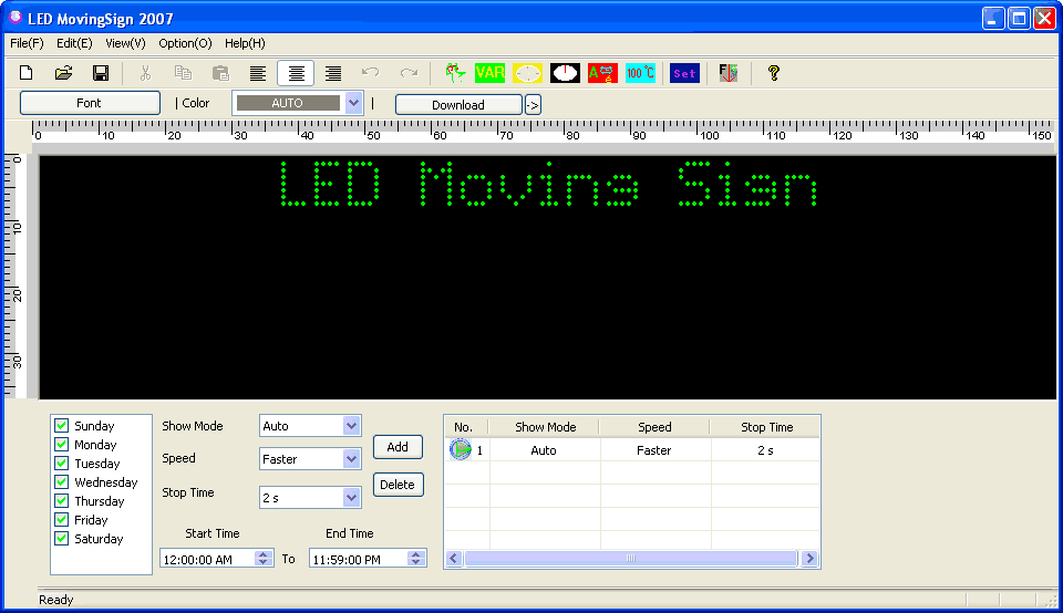 Led sign board software, free download pc